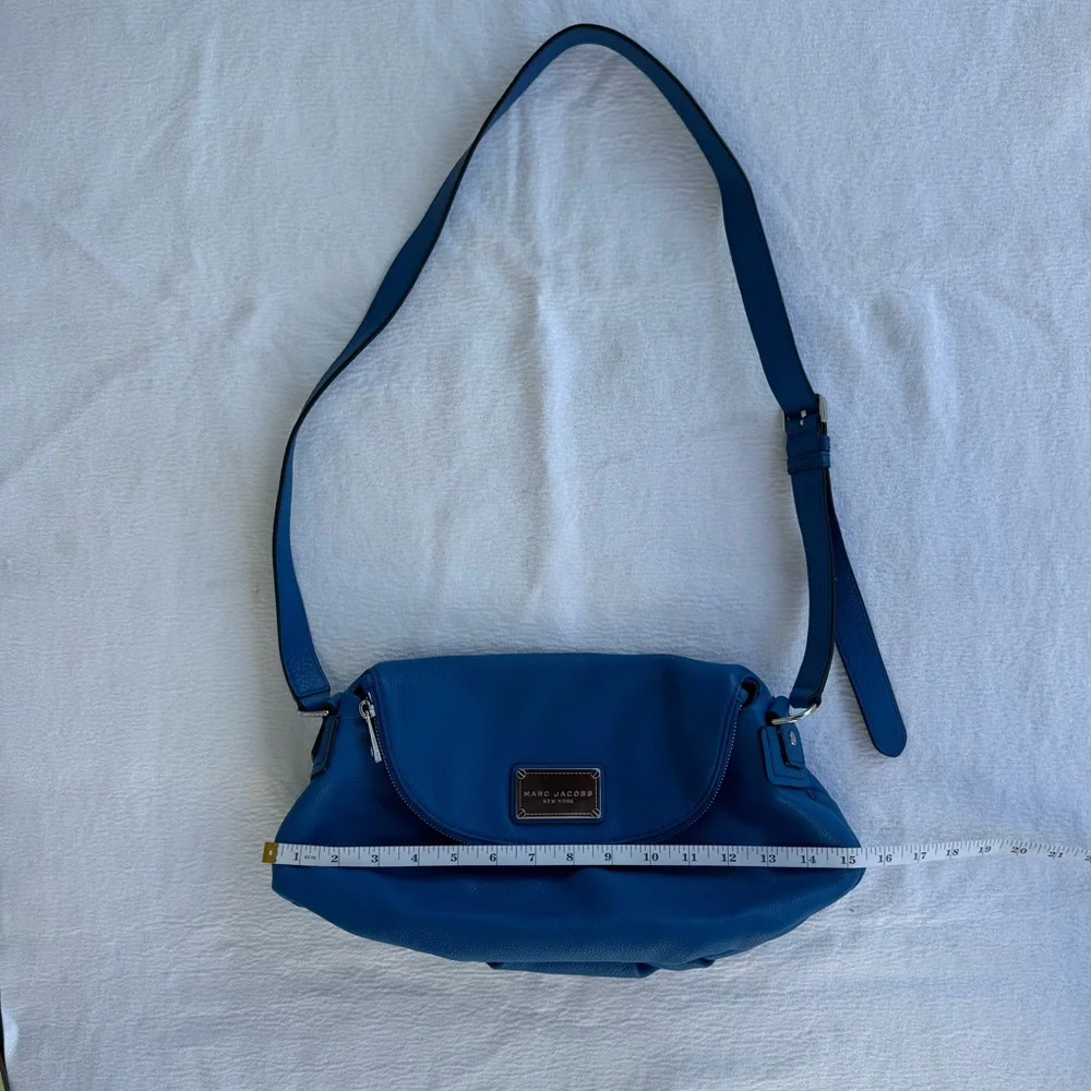 EUC Marc Jacobs Blue Leather Shoulder Bag - Picture 4 of 7